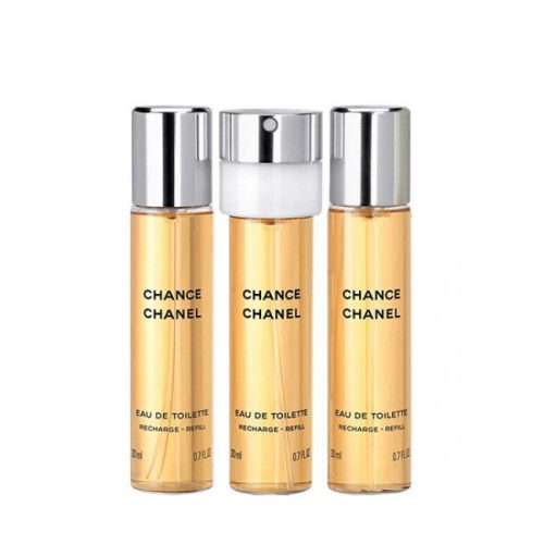 Chanel Chance EDT 3×20 ml utántöltő Hölgyeknek