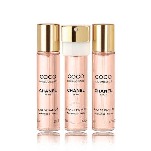 Chanel Coco Mademoiselle Eau De Parfum 3×20 ml utántöltő Hölgyeknek (Doboz nélkül)