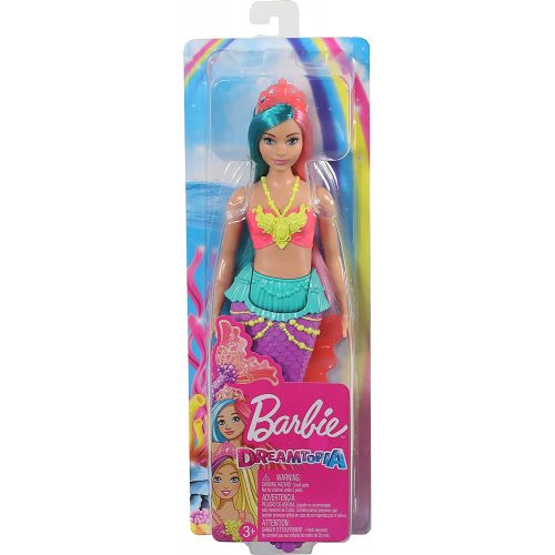 Mattel Barbie - Dreamtopia - zöld-rózsaszín hajú sellő
