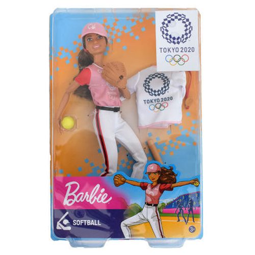 Mattel Barbie TOKIÓ 2020 olimpikonok - Sotfball (GJL73)