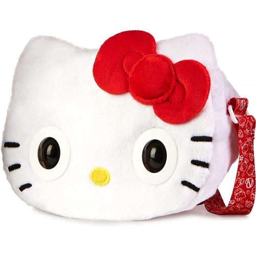Purse Pets interaktív Fluffy oldaltáska Hello Kitty - Fehér